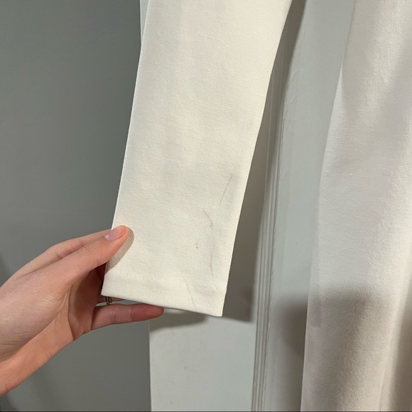 ARMANI EXCHANGE AX Fitted Bodycon Long Sleeve Mini Zip Up Dress Size S - Picture 5 of 7